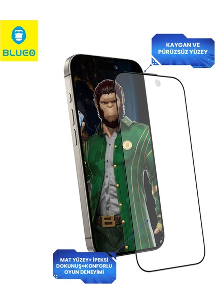 Anti-Glare iPhone 14 Pro Max Uyumlu Net Görüş Pro Gamer Oyuncu Hızlı Tepkime Mat Cam Ekran Koruyucu modelleri