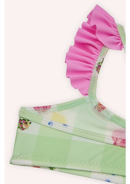 Kız Çocuk Meyve Desenli Bikini indirimleri