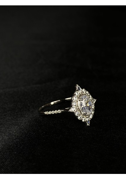 925 Ayar Gümüş Vintage Yüzük Evlilik Teklifi Yıldönümü Nişan Yüzüğü modelleri