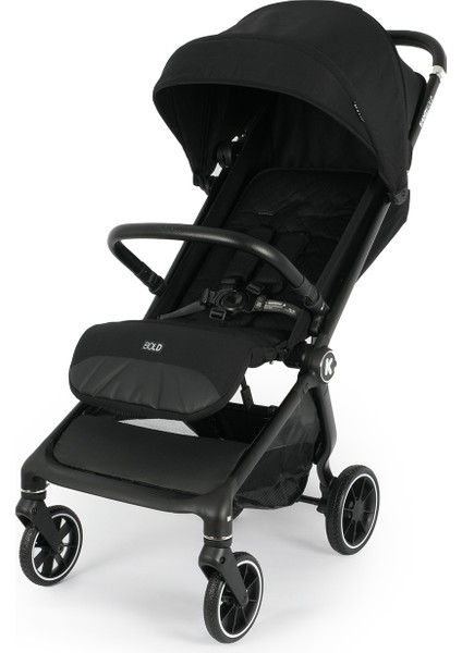 Bold Autofold Tek Tuşla Kapanabilen Bebek Arabası Ironblack