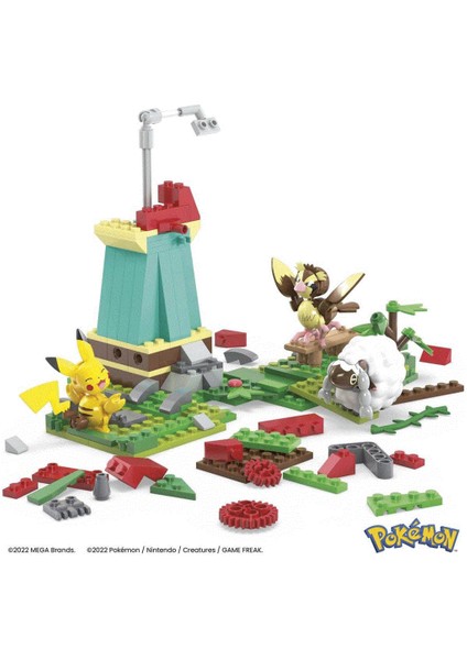 Bfs Nessiworld HKT21 Mega™ Pokémon™ Countryside Windmill - Yel Değirmeni Kasabası Seti 240 Parça +7 Yaş