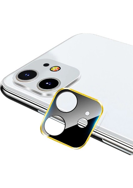 iPhone 11 6.1 Inch 3D Metal Kamera Koruyucu Metal LENS-(5775) - NTR1358-5109 fırsatları