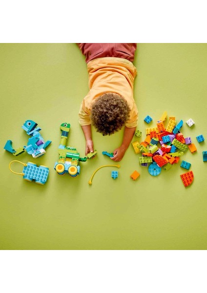 LEGO Duplo Kasabası 3’ü 1 Arada Tekerlekli Dinozorlar 10451