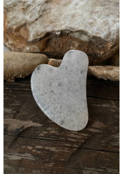 Doğal Taş Gua Sha Kalp Kesim Yüz Masaj Aleti