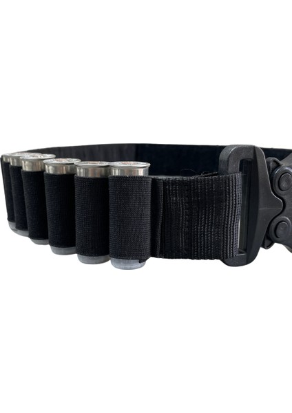 12 Kalibre 32’li Taktik Fişeklik Kemeri – Yüksek Mukavemetli Lastik, Taktik Toka, Esnemez Yapı modelleri