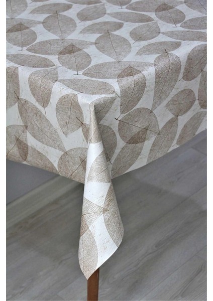 Yaprak Desenli Pvc Kaymaz Elyaf Tabanlı Silinebilir Masa Örtüsü Su Geçirmez Muşamba Sofra Bezi modelleri