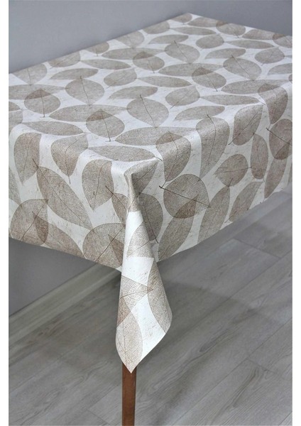 Yaprak Desenli Pvc Kaymaz Elyaf Tabanlı Silinebilir Masa Örtüsü Su Geçirmez Muşamba Sofra Bezi fırsatları
