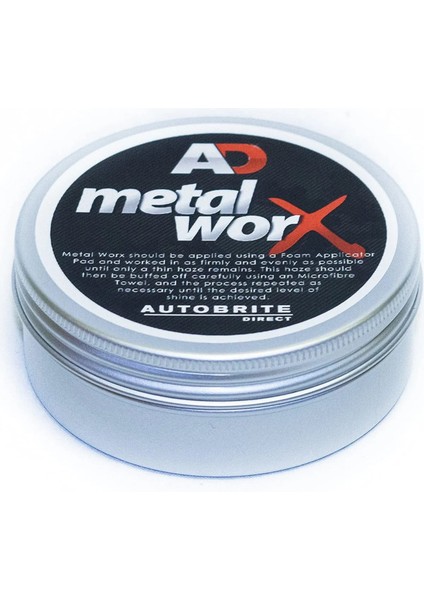 Auto Brıte Metalworx Krom ve Metal Parlatıcı 100GR