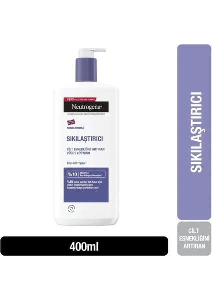 Sıkılaştırıcı Vücut Losyonu Kuru Ciltler Için 400 ml