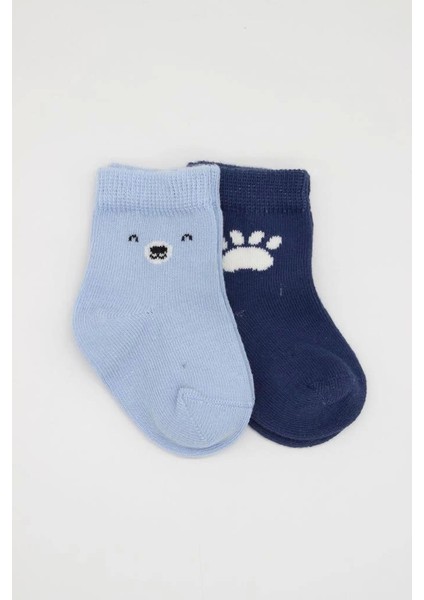 Bfs Bistyle Bear Penye Soket Çorap 2'li BS10116 Mavi fiyatları