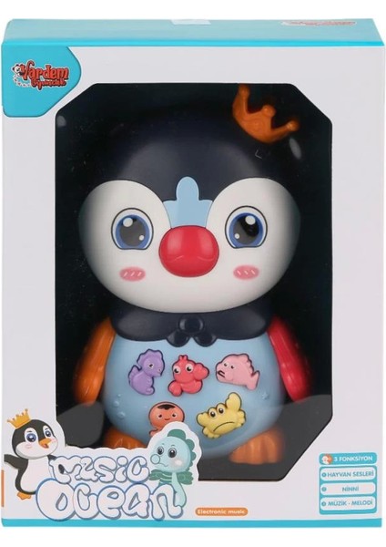 JLG-855-115A Işıklı ve Müzikli Penguen Pianosu -Vardem Oyuncak fırsatları