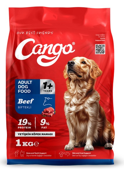 Yetişkin Köpek Maması Etli Biftekli 1 kg 5'li fiyatları