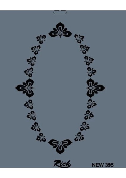 Rich New Seri N-395 Stencil 35X25 cm