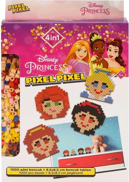 4in1 Disney Princess Pixel Pixel Boncuk Aktivite ve Oyuncak Seti modelleri