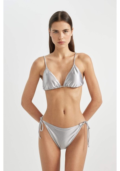 Regular Fit Saten Bağcıklı Bikini Altı-Fall in Love B6934AX24HS modelleri