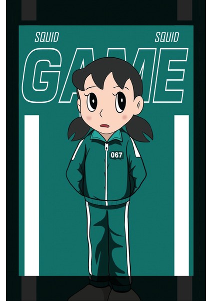 Squid Game Anime Kanvas Tablo