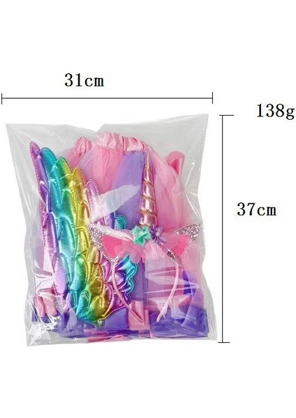 Çocuk Bayramı Partisi Çocuk Performansı Giyim Cos Giydirme Unicorn Saç Çemberleri Melek Kanatları (Yurt Dışından) fiyatları