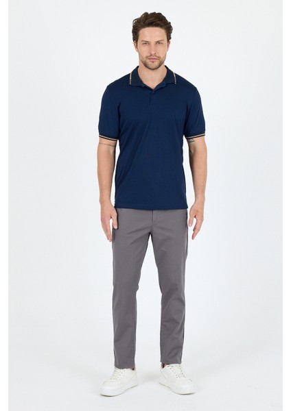 Erkek Oxford Polo Yaka T-Shirt Şık ve Rahat Kısa Kollu Erkek Tişört 5029