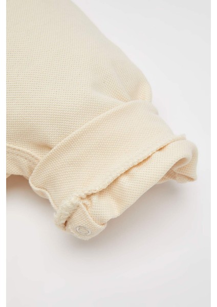 Erkek Bebek Yeni Doğan Polo Yaka Pike Uzun Kollu Tulum C1537A524SM modelleri