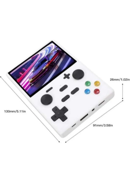 XGB35 Elde Taşınabilir RETRO Oyun Konsolu, 3,5 Inç IPS Ekranlı Dahili 4gb Tv Çıkışı Özellikli