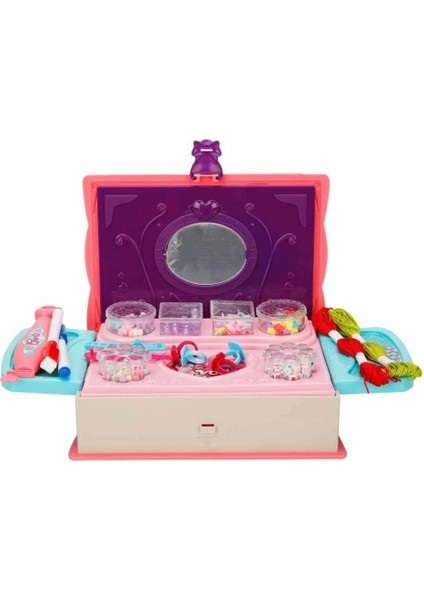 3662 Pretty Pinky 3'ü 1 Arada Boncuk Yapım Seti -Sunman modelleri