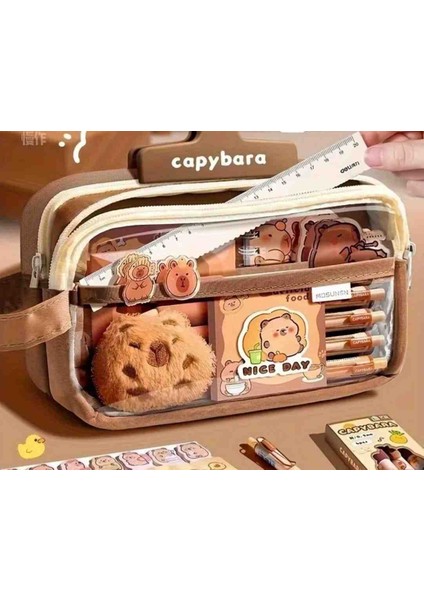 Desenli Şeffaf Kalemlik fiyatları