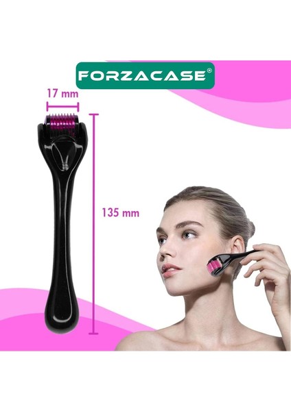 540 Iğneli Dermaroller 1.00 mm Masaj Aleti Cilt ve Saç Bakım Aracı Siyah indirimleri