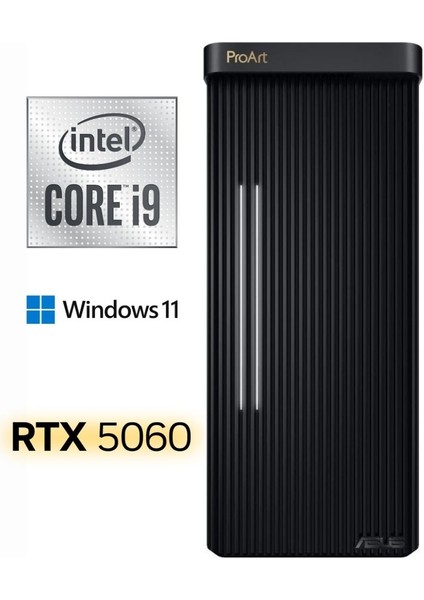 Proart I9-13900KF PD500TE-713700173X-757 64GB 4tb M.2+1tb SSD Rtx 5060 8gb Windows 11 Pro Masaüstü Bilgisayar