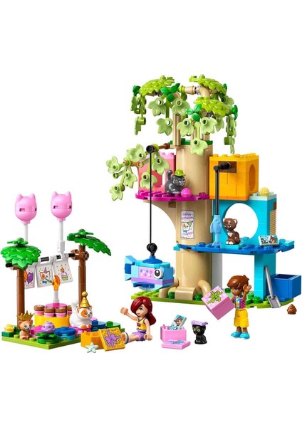 LEGO Friends Kedi Doğum Günü Partisi ve Ağaç Ev 42666