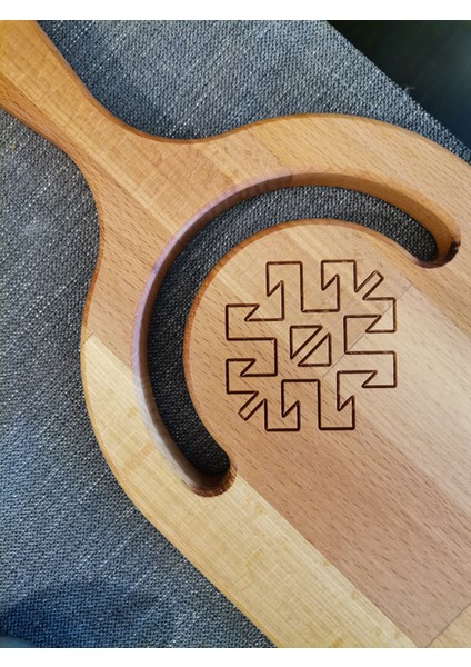 Ahşap Lüx Doğrama Tahtası Sert Kayın Ağacı Akrep Kilim Temalı fırsatları