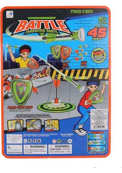 4305 Sun-Yfn-Dart-Battle Throwing 2 Hedefli 4 Oklu Dart