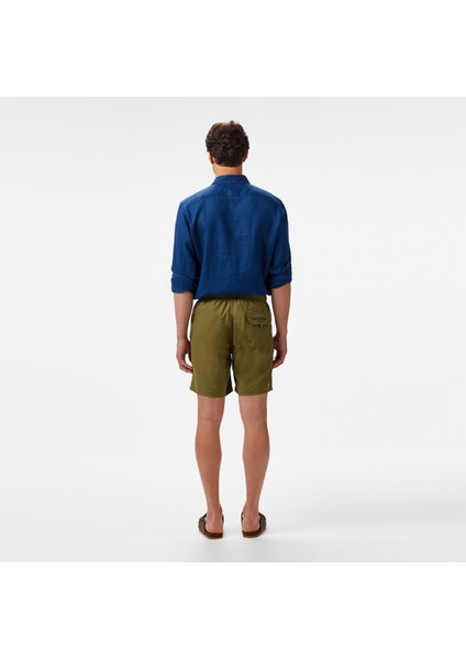 Erkek Yeşil Regular Fit Deniz Şortu T55001T.3C7 fiyatları