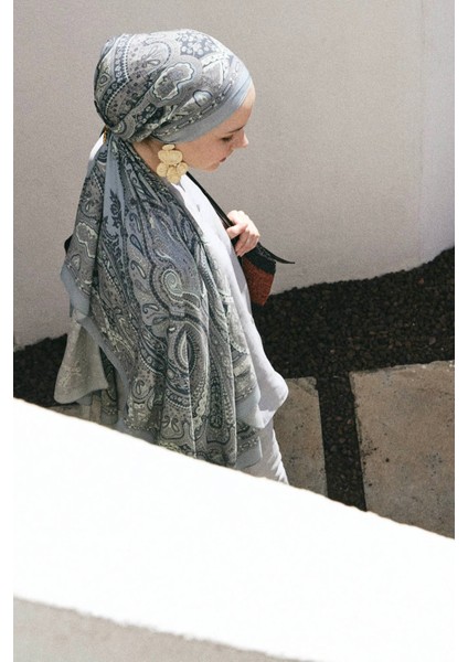 Deluxe Summer Şal Alice Soft Mavi indirimleri