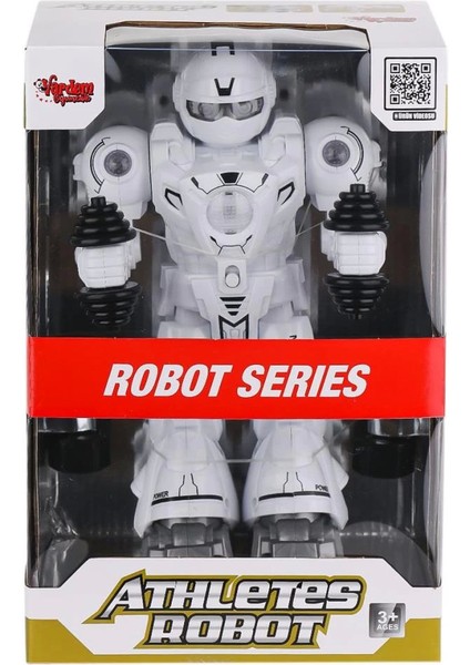 DF-6026 Işıklı ve Müzikli Hareketli Atletik Sporcu Robot -Vardem Oyuncak indirimleri