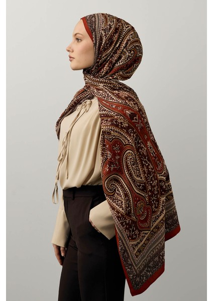Deluxe Summer Şal Eva Kiremit