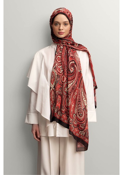 Deluxe Summer Şal Alice Kırmızı