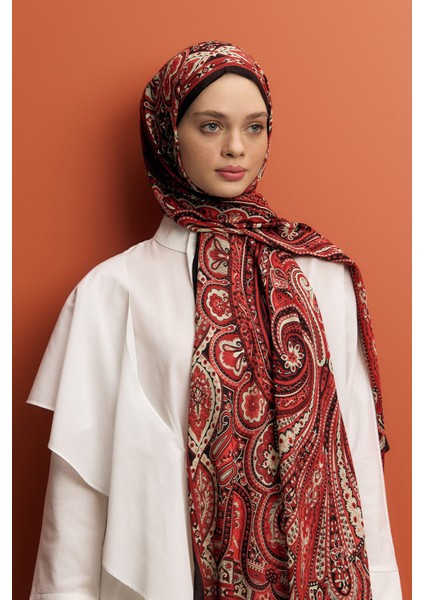 Deluxe Summer Şal Alice Kırmızı fırsatları