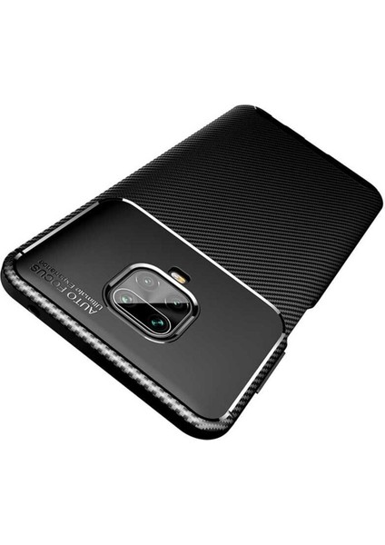 Xiaomi Redmi Note 9s Kılıf Karbon Fiber Görünümlü Ultra Ince Carbon Case