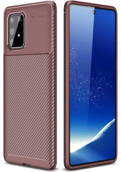 Samsung Galaxy A91 (S10 Lite) Kılıf Karbon Fiber Görünümlü Ultra Ince Carbon Case fiyatları