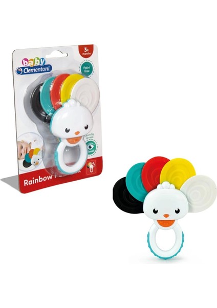 Bfs Nessiworld 17325 Baby Clementoni - Gökkuşağı Çıngırak +3 Ay