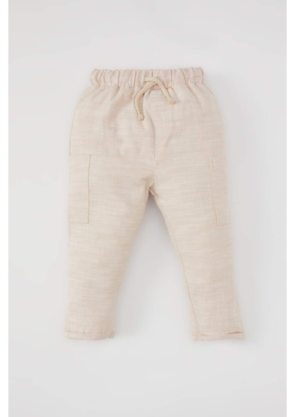 Erkek Bebek Düz Paça Gabardin Pantolon B8076A524SP