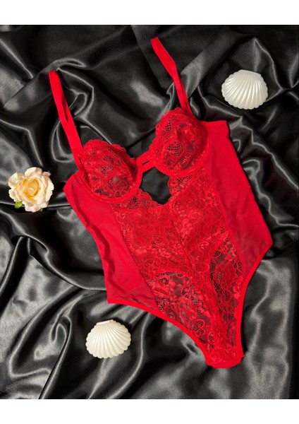 Kırmızı Bodysuit
