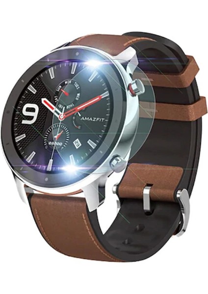 Amazfit Gtr 47MM Tempered Cam Ekran KORUYUCU-(5775) - NTR7293-5408 fırsatları