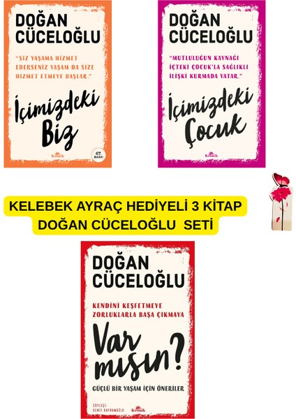 Var Mısın - Içimizdeki Biz - Içimizdeki Çocuk 3 Kitap Set Kelebek Ayraç ile