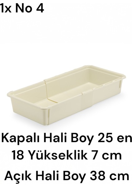 7'li Set Boyu Ayarlanabilir Çok Amaçlı Çekmece Içi Düzenleyici Kaşıklık ve Bıçaklık Set fırsatları