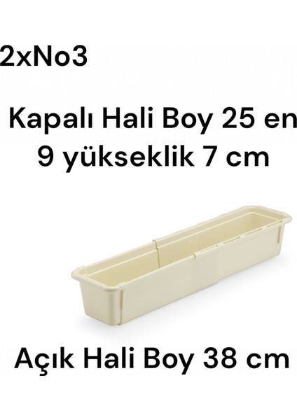 7'li Set Boyu Ayarlanabilir Çok Amaçlı Çekmece Içi Düzenleyici Kaşıklık ve Bıçaklık Set indirimleri