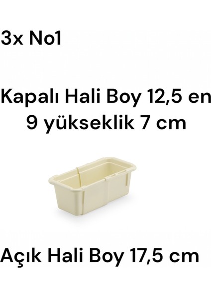 7'li Set Boyu Ayarlanabilir Çok Amaçlı Çekmece Içi Düzenleyici Kaşıklık ve Bıçaklık Set