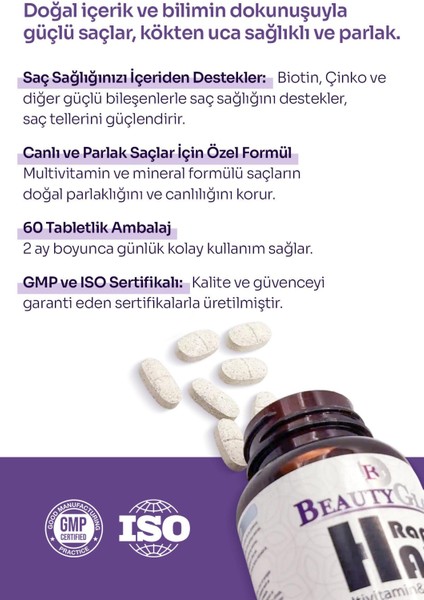 Rapid Hair – Multivitamin & Multimineral Saç Formülü fırsatları