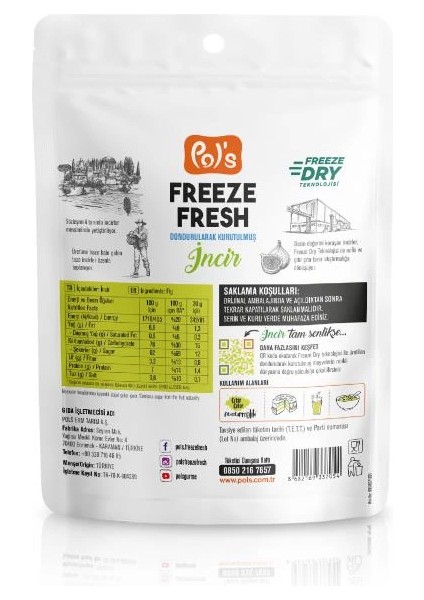 Belle Fusion Freeze Fresh Dondurularak Kurutulmuş İncir 20 gr fiyatları