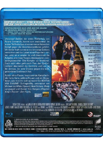 Evrenin Askerleri: Geri Dönüş (Universal Soldier: The Return) Blu-Ray